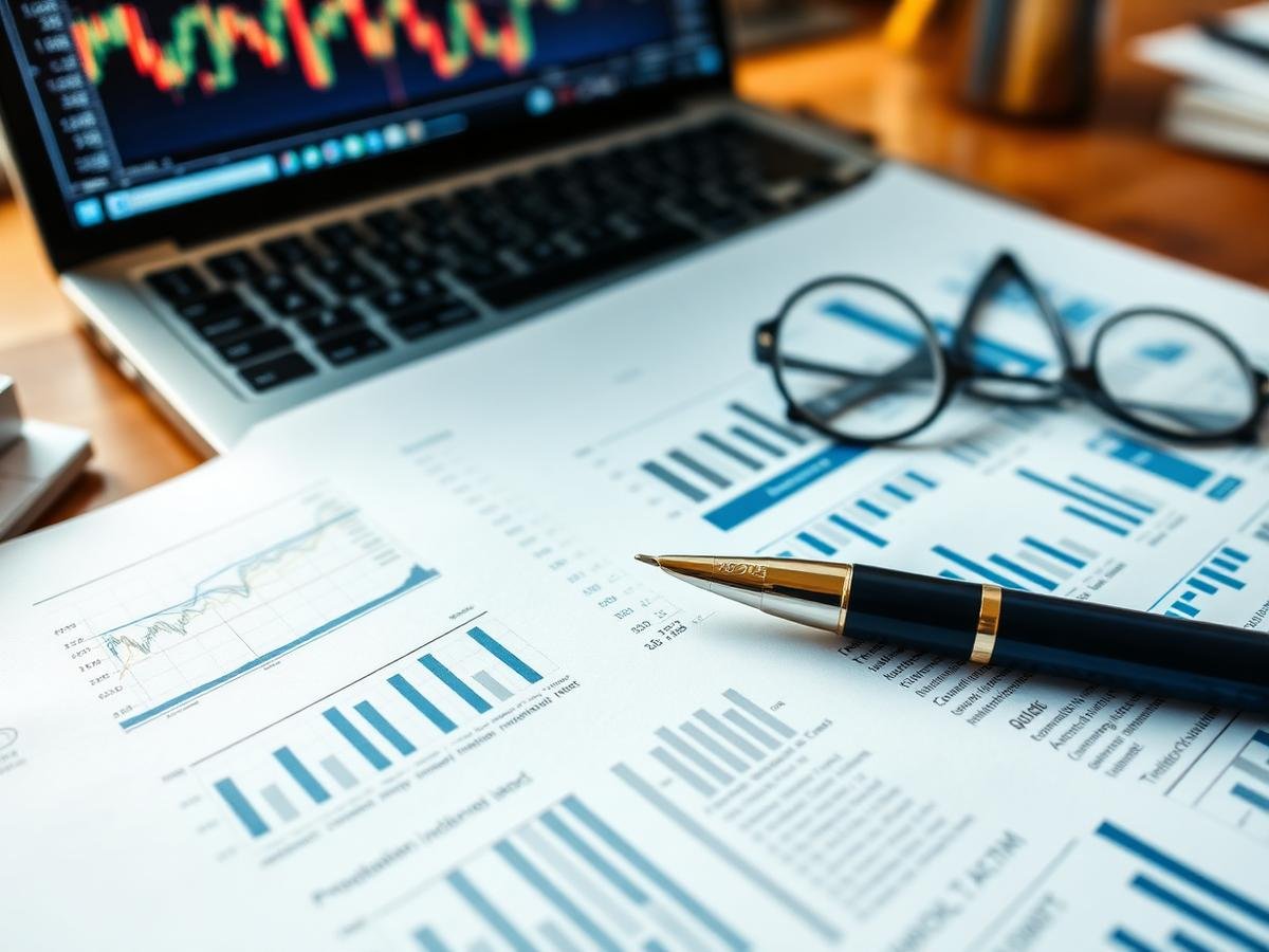 Finance research papers and market charts